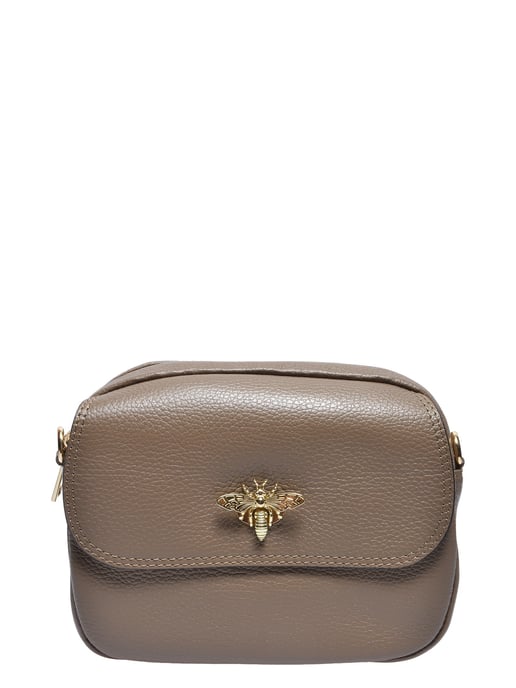 Roberta M Beige Rundleer Tas - Image 1