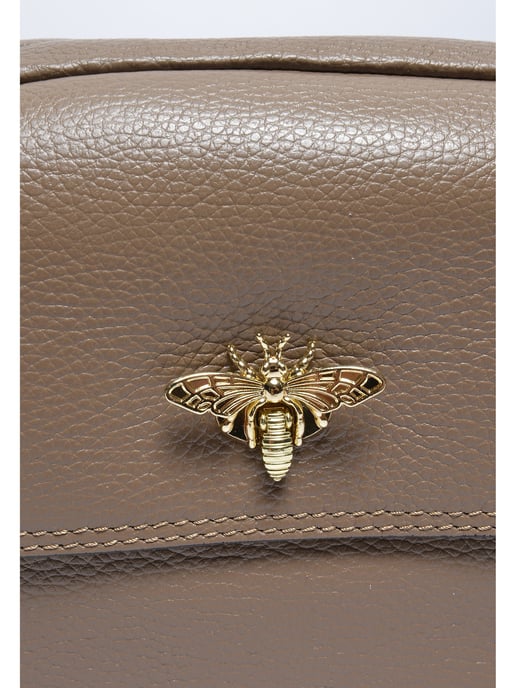 Roberta M Beige Rundleer Tas - Image 3