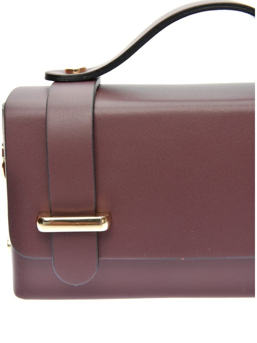 Isabella Rhea Bourgondië Rundleer Tas - Image 3