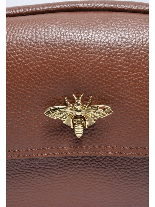 Roberta M Bordeauxrood Rundleer Tas - Image 3