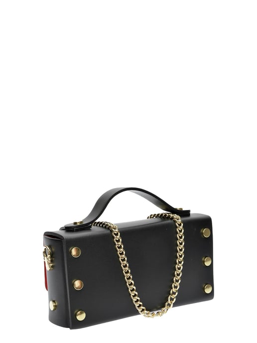 Isabella Rhea Zwart Rundleer Tas - Image 2