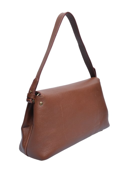 Anna Luchini Bordeauxrood Rundleer Tas - Image 2