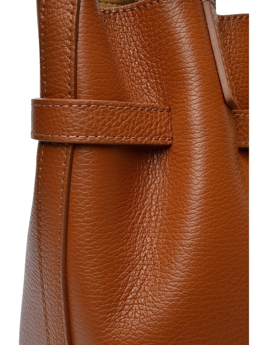 Isabella Rhea COGNAC Rundleer Tas - Image 3