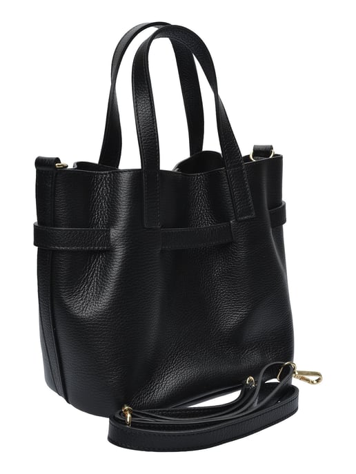 Isabella Rhea ZWART Rundleer Tas - Image 2