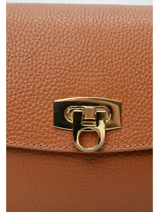 Isabella Rhea COGNAC Rundleer Tas - Image 3