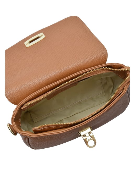 Isabella Rhea COGNAC Rundleer Tas - Image 4