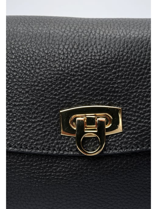 Isabella Rhea ZWART Rundleer Tas - Image 3