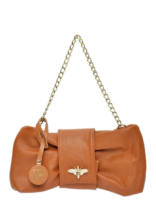 Isabella Rhea COGNAC Rundleer Tas - Image 1
