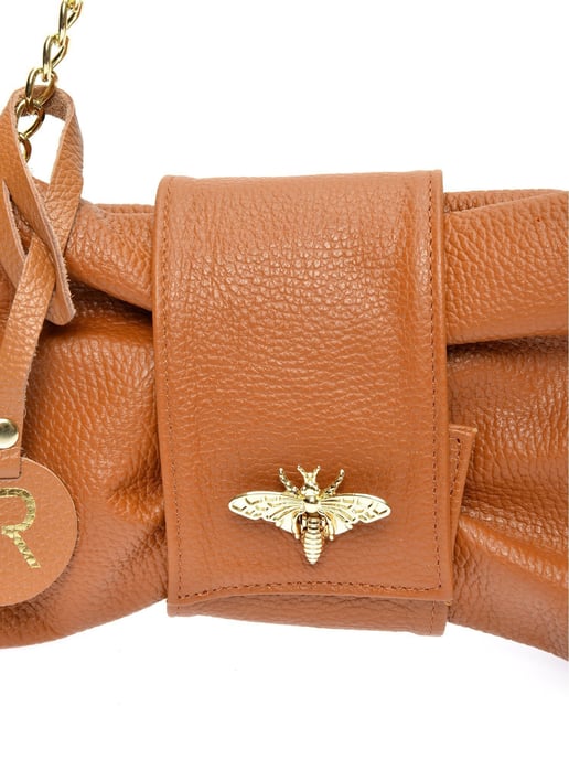 Isabella Rhea COGNAC Rundleer Tas - Image 3