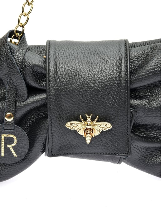 Isabella Rhea ZWART Rundleer Tas - Image 3