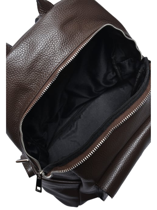 Anna Luchini Bordeauxrood Rundleer Tas - Image 4