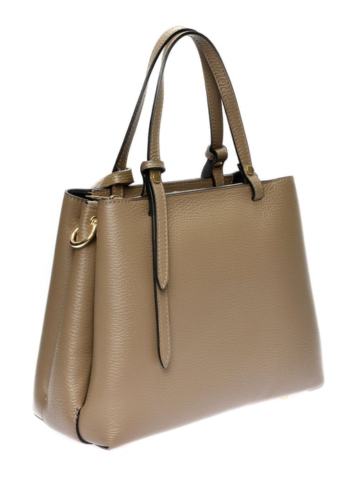 Isabella Rhea Beige Rundleer Tas - Image 2