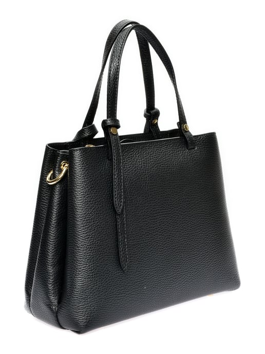 Isabella Rhea Zwart Rundleer Tas - Image 2