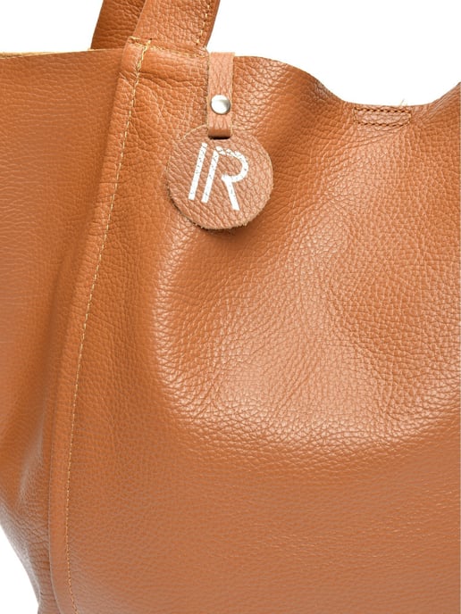 Isabella Rhea COGNAC Rundleer Tas - Image 3