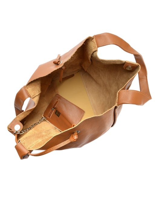 Isabella Rhea COGNAC Rundleer Tas - Image 4