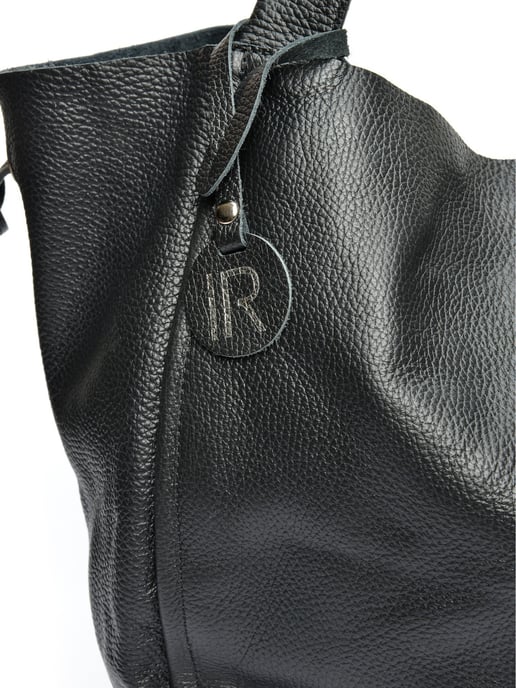 Isabella Rhea ZWART Rundleer Tas - Image 3