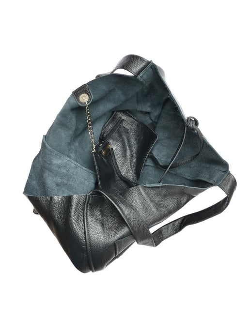Isabella Rhea ZWART Rundleer Tas - Image 4