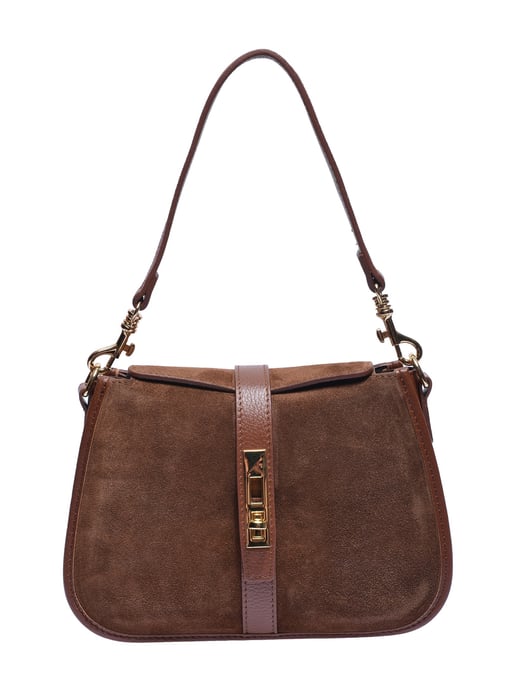 Isabella Rhea Bordeauxrood Rundleer Tas - Image 1