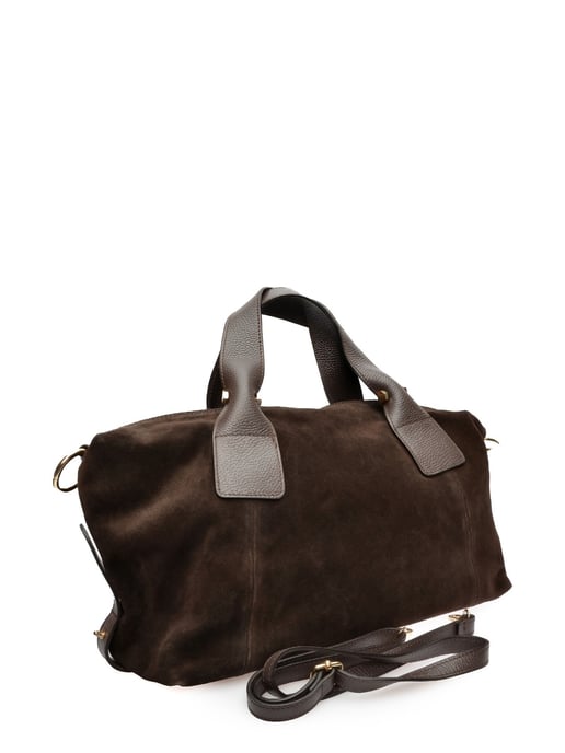 Anna Luchini Bordeauxrood Rundleer Tas - Image 2