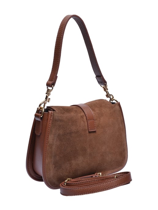 Isabella Rhea Bordeauxrood Rundleer Tas - Image 2