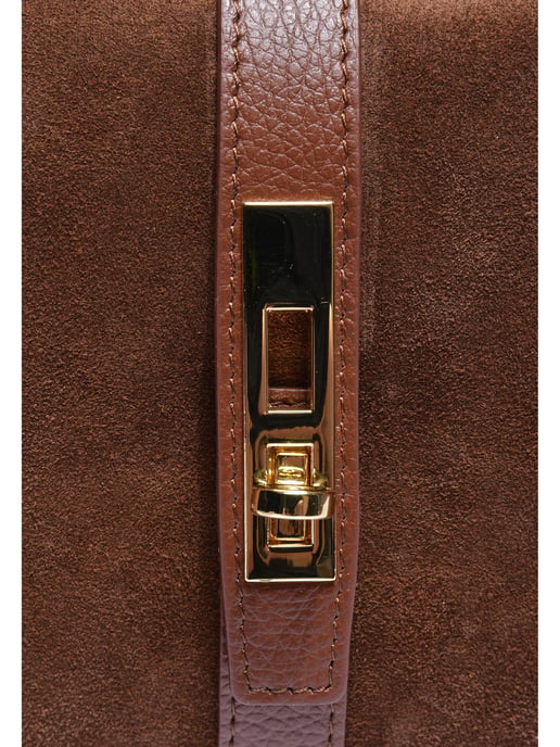 Isabella Rhea Bordeauxrood Rundleer Tas - Image 3