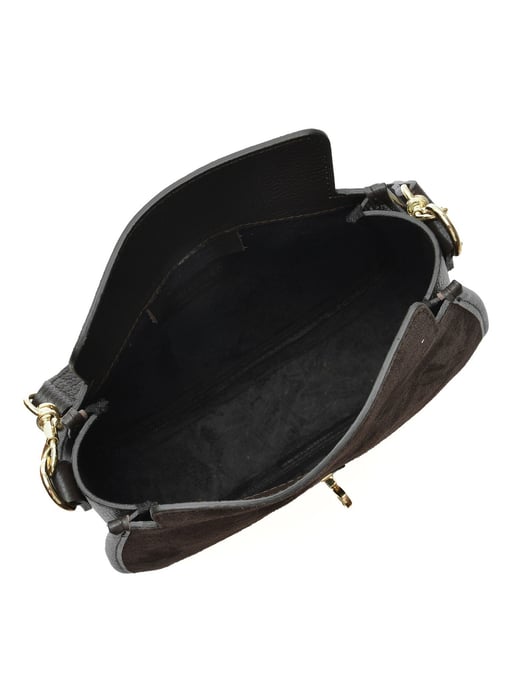 Isabella Rhea Bordeauxrood Rundleer Tas - Image 4