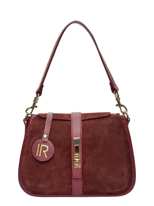Isabella Rhea Bourgondië Rundleer Tas - Image 1