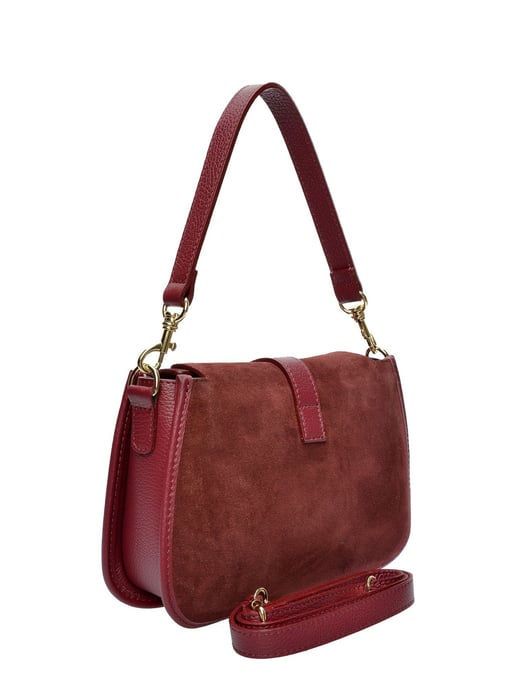 Isabella Rhea Bourgondië Rundleer Tas - Image 2