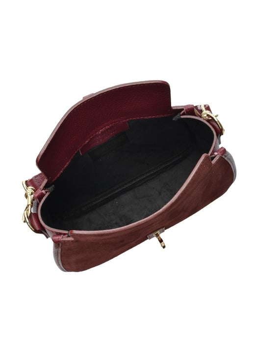 Isabella Rhea Bourgondië Rundleer Tas - Image 4