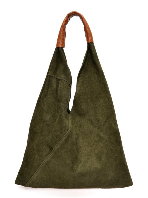 Anna Luchini Groen Rundleer Tas - Image 1