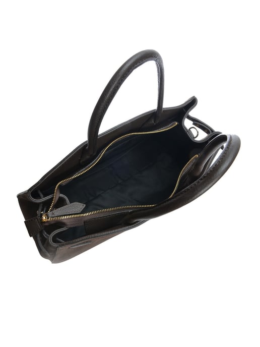 Isabella Rhea Bordeauxrood Rundleer Tas - Image 4