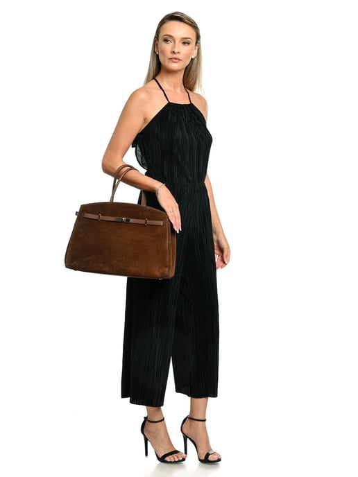 Isabella Rhea Bordeauxrood Rundleer Tas - Image 5