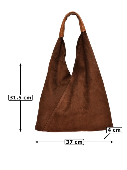Anna Luchini Bordeauxrood Rundleer Tas - Image 4