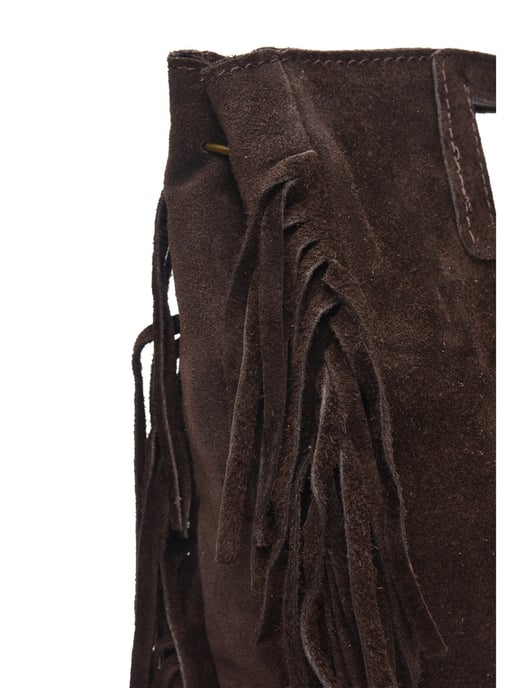 Anna Luchini Bordeauxrood Rundleer Tas - Image 3