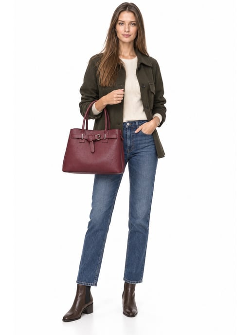 Anna Luchini VINO Rundleer Tas - Image 6