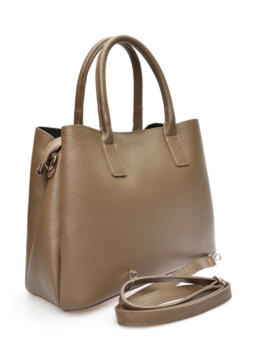 Anna Luchini Beige Rundleer Tas - Image 2