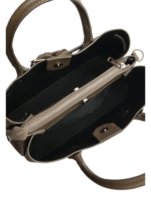 Anna Luchini Beige Rundleer Tas - Image 4