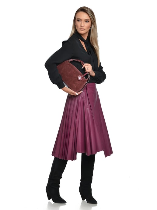 Anna Luchini EDGE Rundleer Tas - Image 5