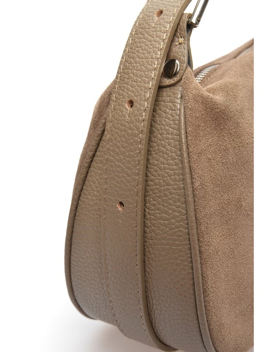 Anna Luchini Beige Rundleer Tas - Image 3