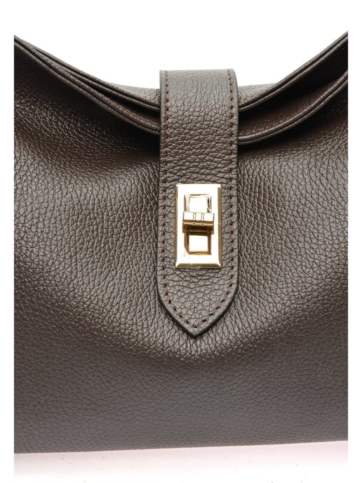 Anna Luchini Bordeauxrood Rundleer Tas - Image 3