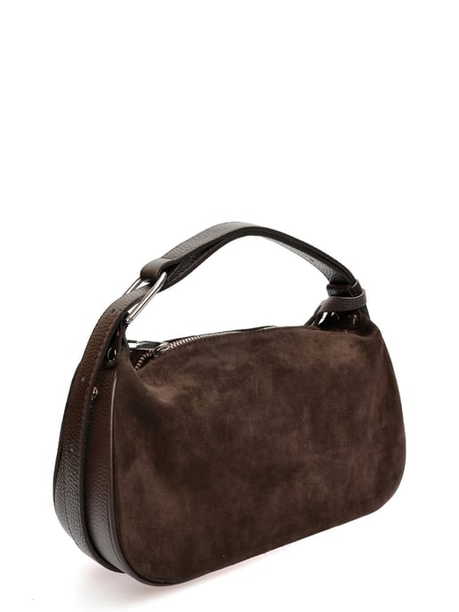 Anna Luchini Bordeauxrood Rundleer Tas - Image 2