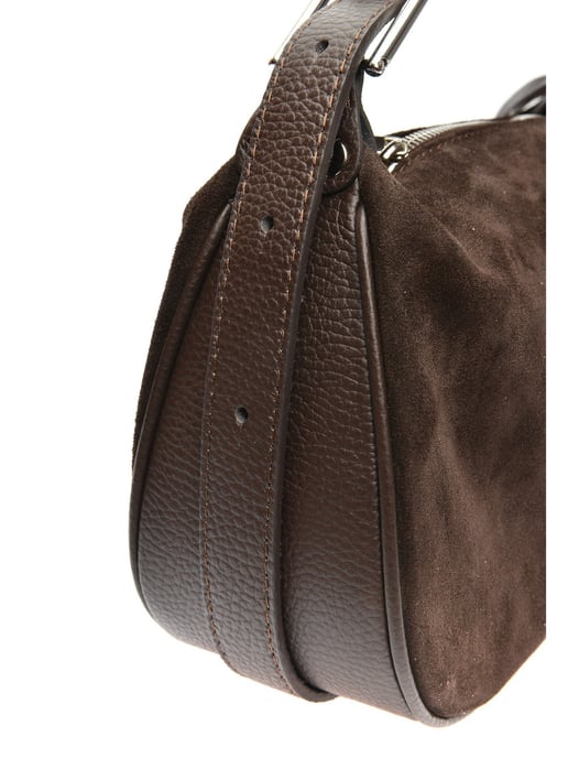 Anna Luchini Bordeauxrood Rundleer Tas - Image 3