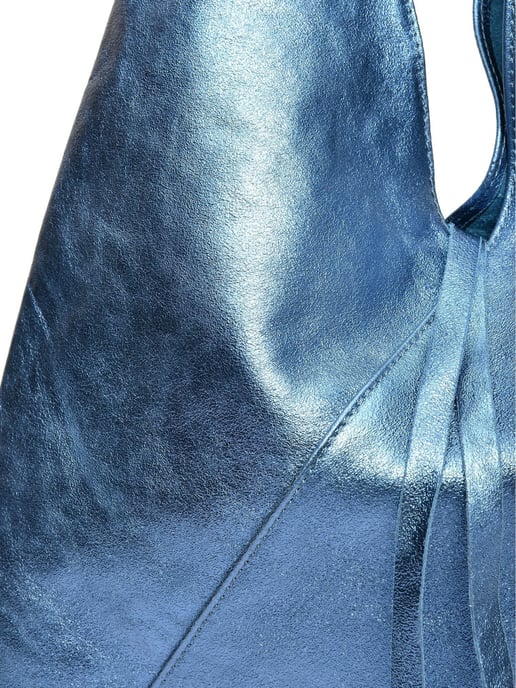 Isabella Rhea Blauw Rundleer Tas - Image 3