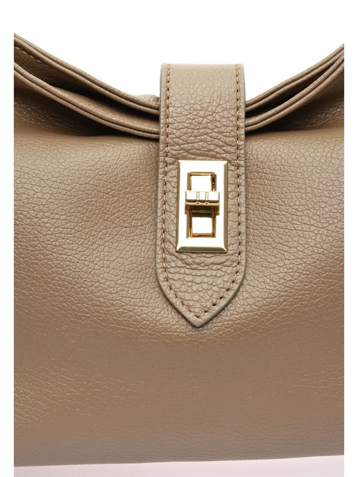 Anna Luchini Beige Rundleer Tas - Image 3