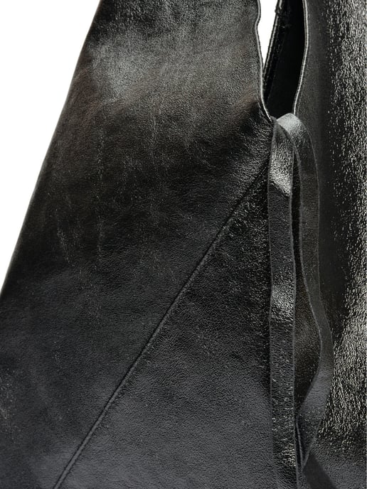 Isabella Rhea Zwart Rundleer Tas - Image 3