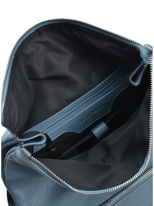 Anna Luchini Tweekleurig Rundleer Tas - Image 4