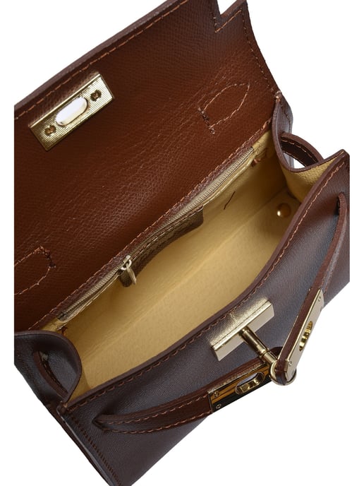 Isabella Rhea BROWN Rundleer Tas - Image 4