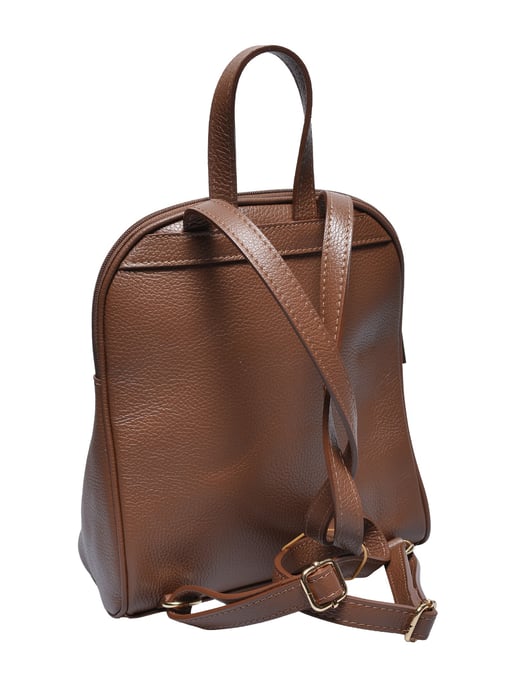 Anna Luchini Bordeauxrood Rundleer Tas - Image 2