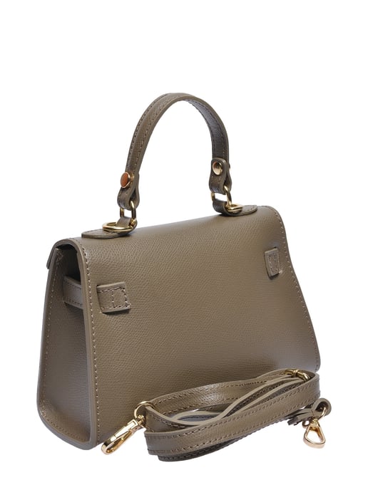 Isabella Rhea Beige Rundleer Tas - Image 2