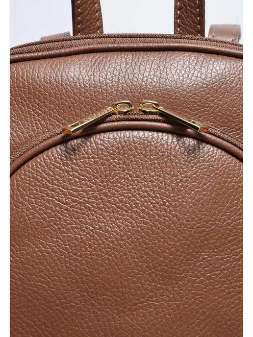 Anna Luchini Bordeauxrood Rundleer Tas - Image 3